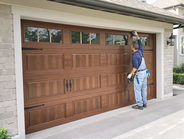 Custom garage door showcase by Yorba Linda Garage Door Repair in Yorba Linda