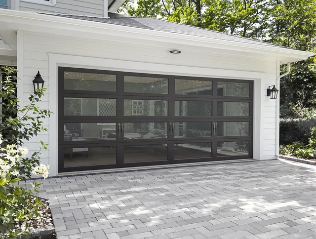 Yorba Linda Garage Door Repair design specialist presenting custom garage door options to Yorba Linda homeowner