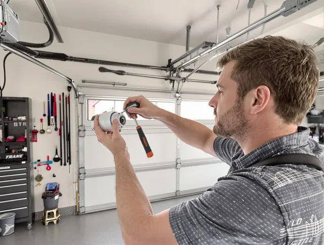 Garage door opener repair service by Yorba Linda Garage Door Repair in Yorba Linda