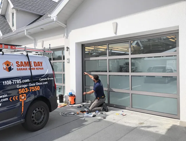Same-day garage door repair service by Yorba Linda Garage Door Repair in Yorba Linda