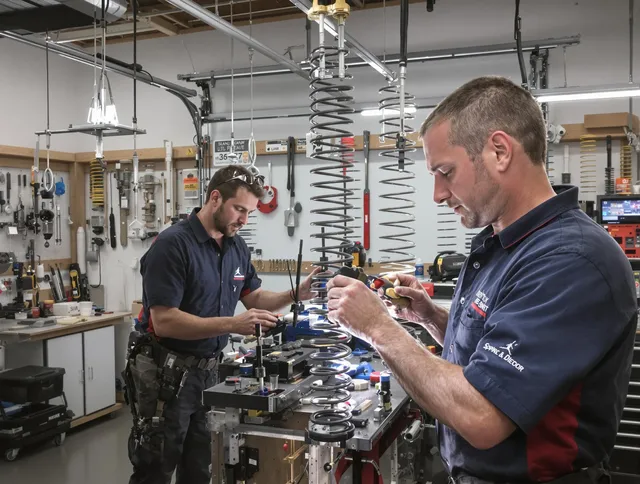 Garage door spring repair service by Yorba Linda Garage Door Repair in Yorba Linda