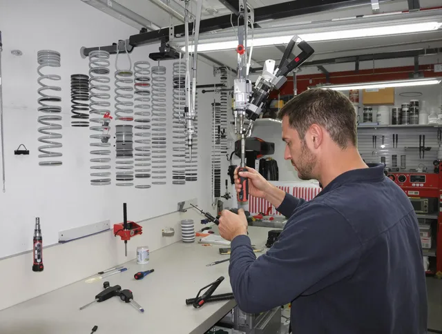Yorba Linda Garage Door Repair safety certified technician performing precision spring replacement in Yorba Linda